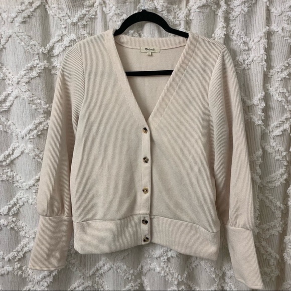 Madewell Cream Cardigan Sweater - Picture 10 of 10